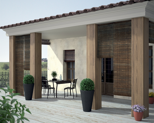 Tejido de Madera para Exterior