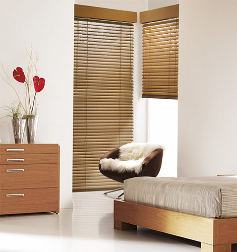 Leather venetian blinds, Valley series of Matisse Collection