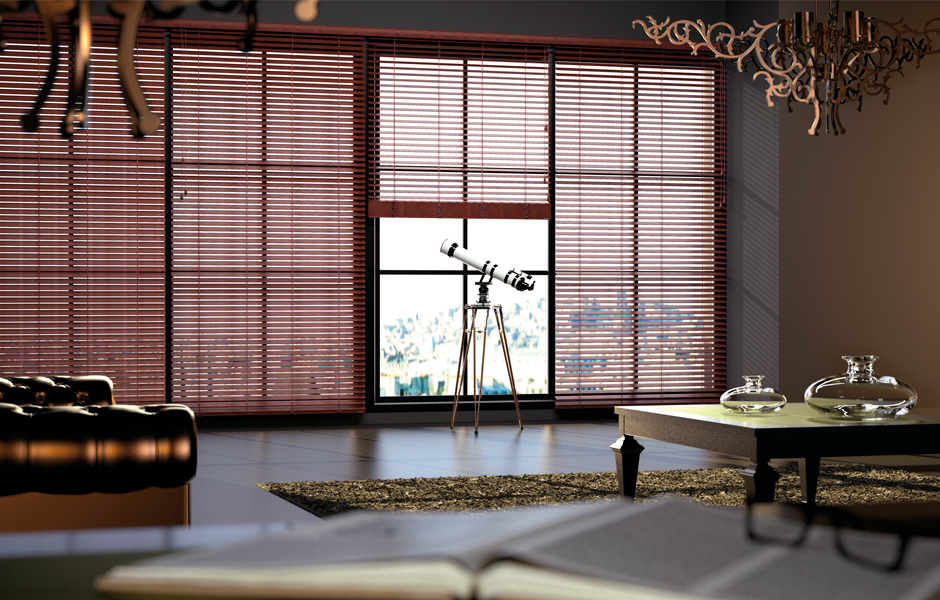 LEATHER VENETIAN BLIND